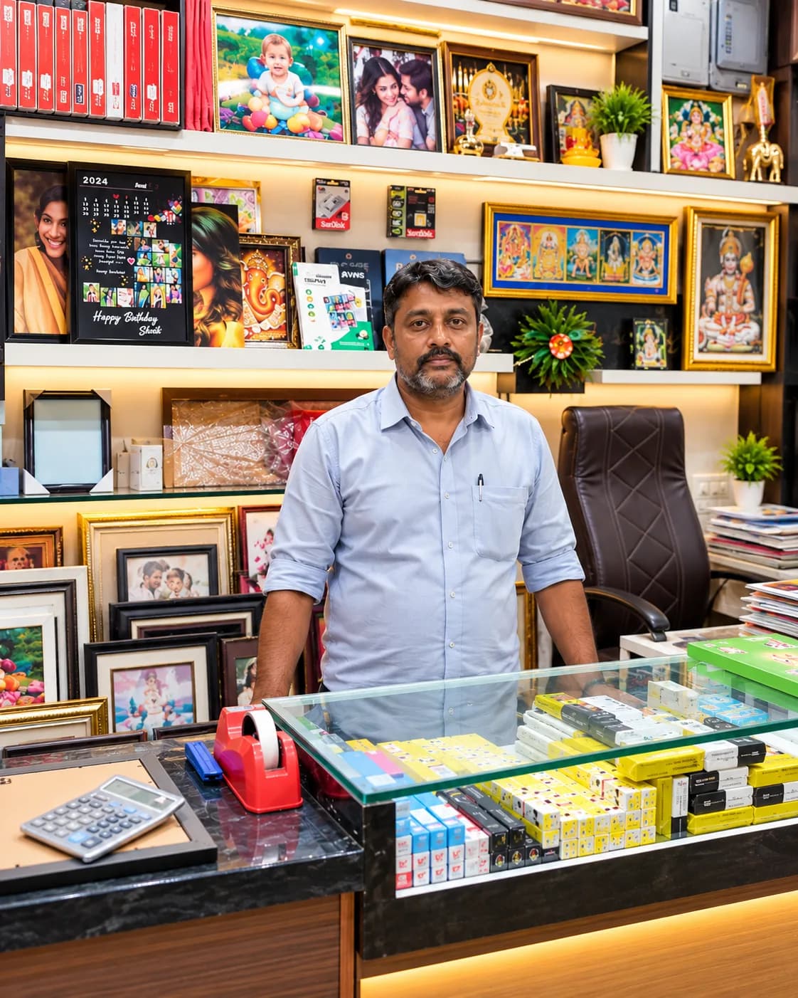 Framed photo print from Srihitha Colour Lab